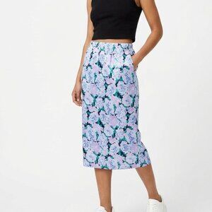 Vintage Y2K Maggy London Floral Midi Pencil Skirt - Size 2